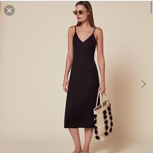 REFORMATION black jersey dress